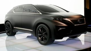 Lexus LF-Xh Concept Hits Paris Show Floor In Matte Black